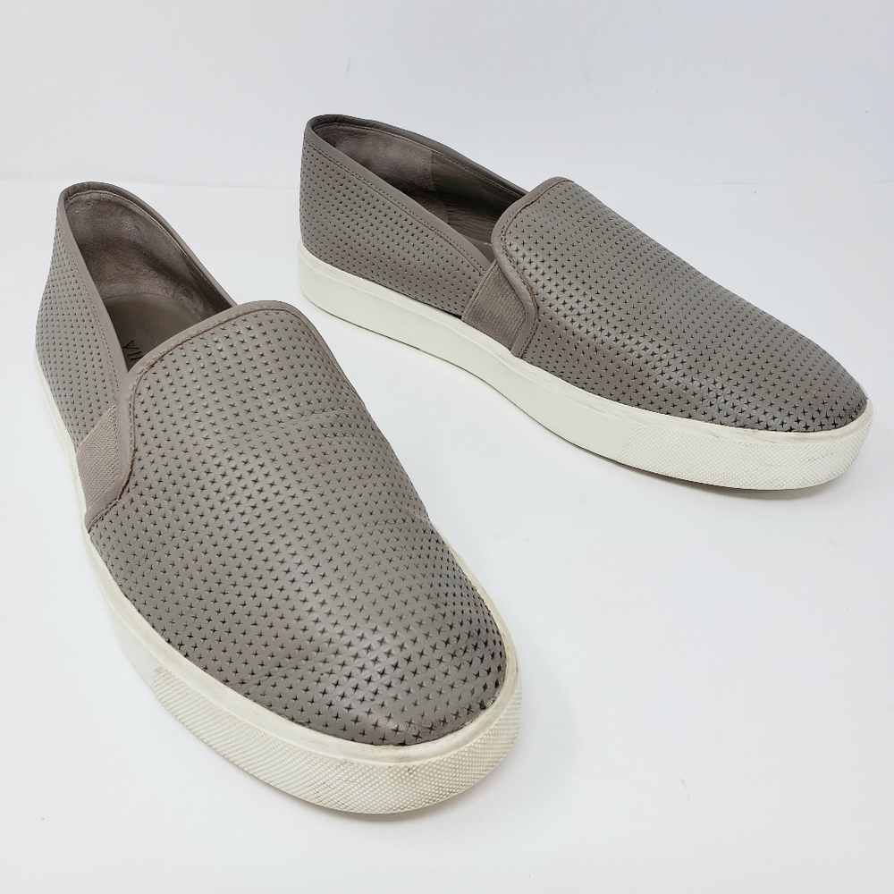 Vince Flat Blair Slip On Sneaker Taupe Woodsmoke